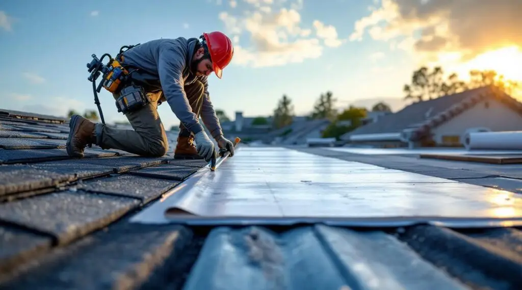 Professional roofing crew installing clean architectural shingles on a residential home in Keizer, Oregon.